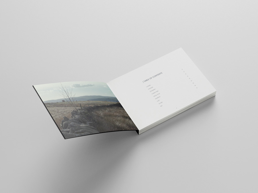 look book design pages